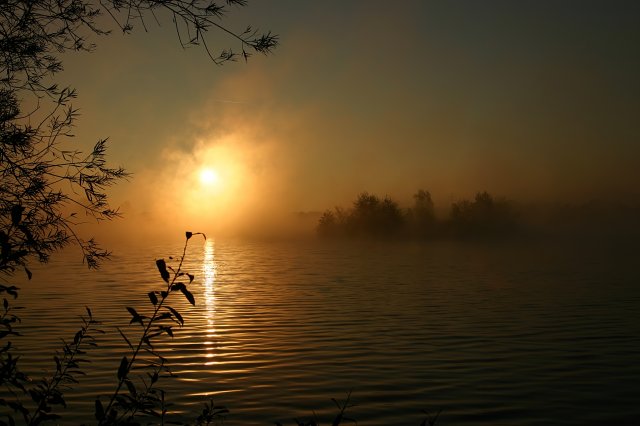 Rudufersee  Sonnenaufgang