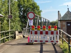 Sperrung Brücke Trieber Weg